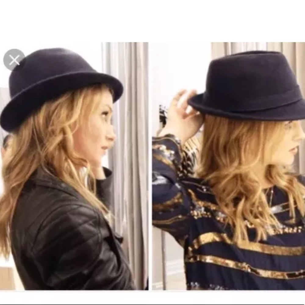 Club Monaco Hat Wool with bow🎩